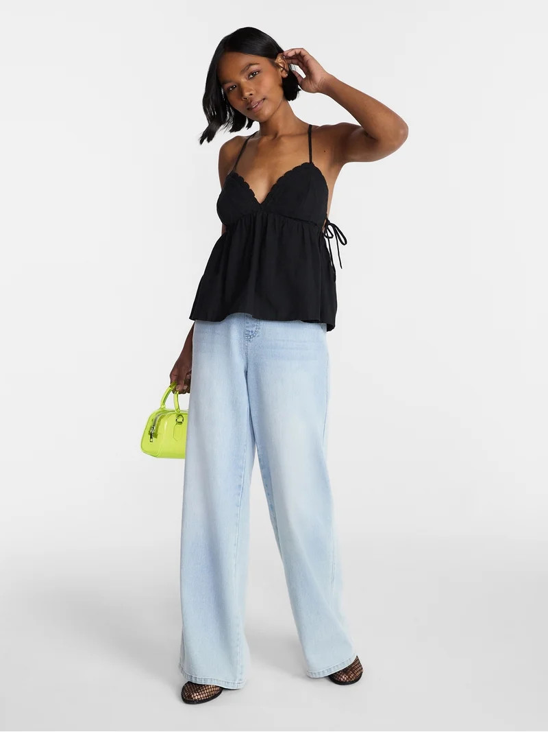 No Boundaries Triangle Cami, Women's XXS - XXL | Walmart (US)