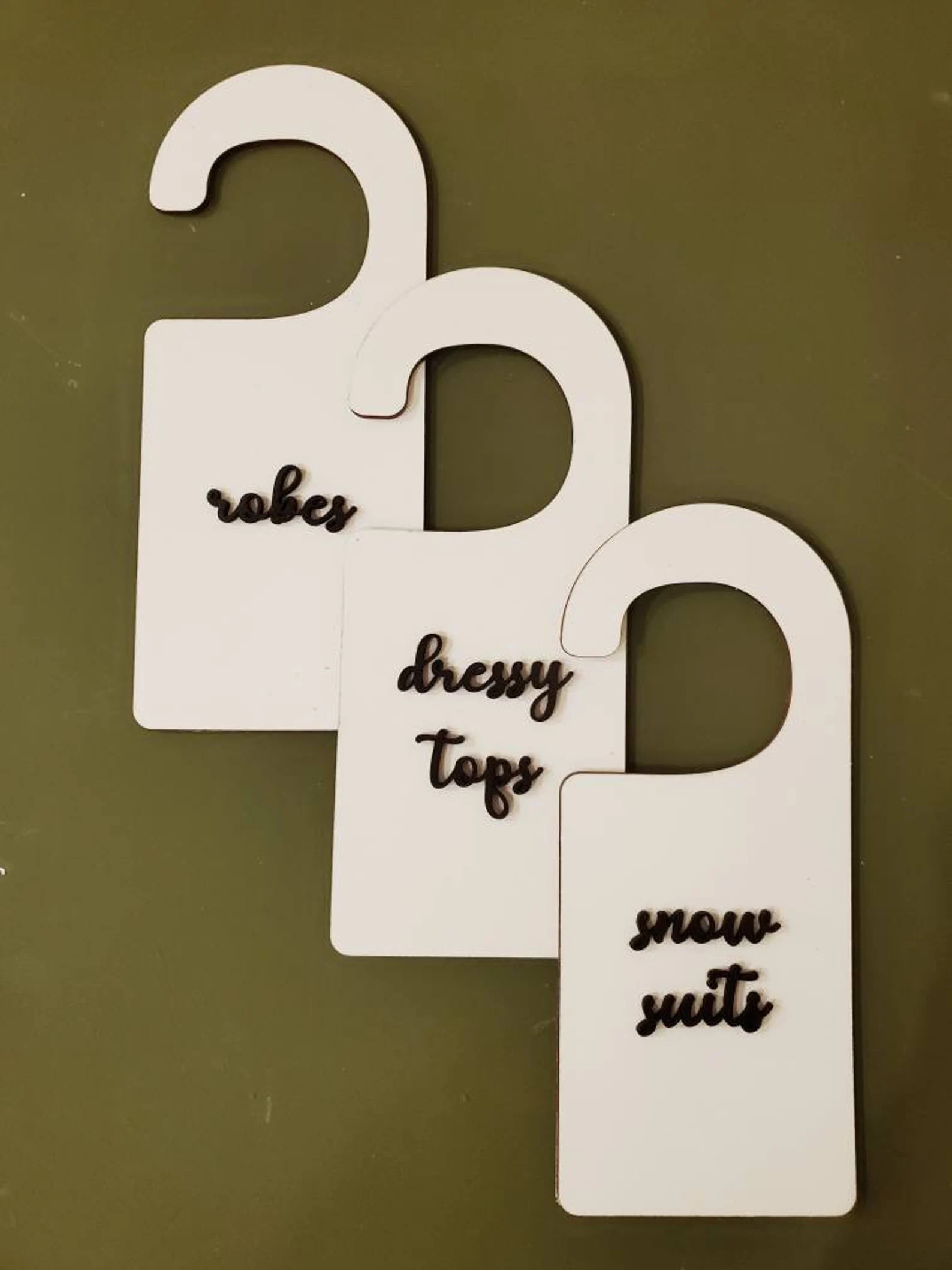 Kids or Adults Closet Hangers or Dividers for Organization - Etsy | Etsy (US)