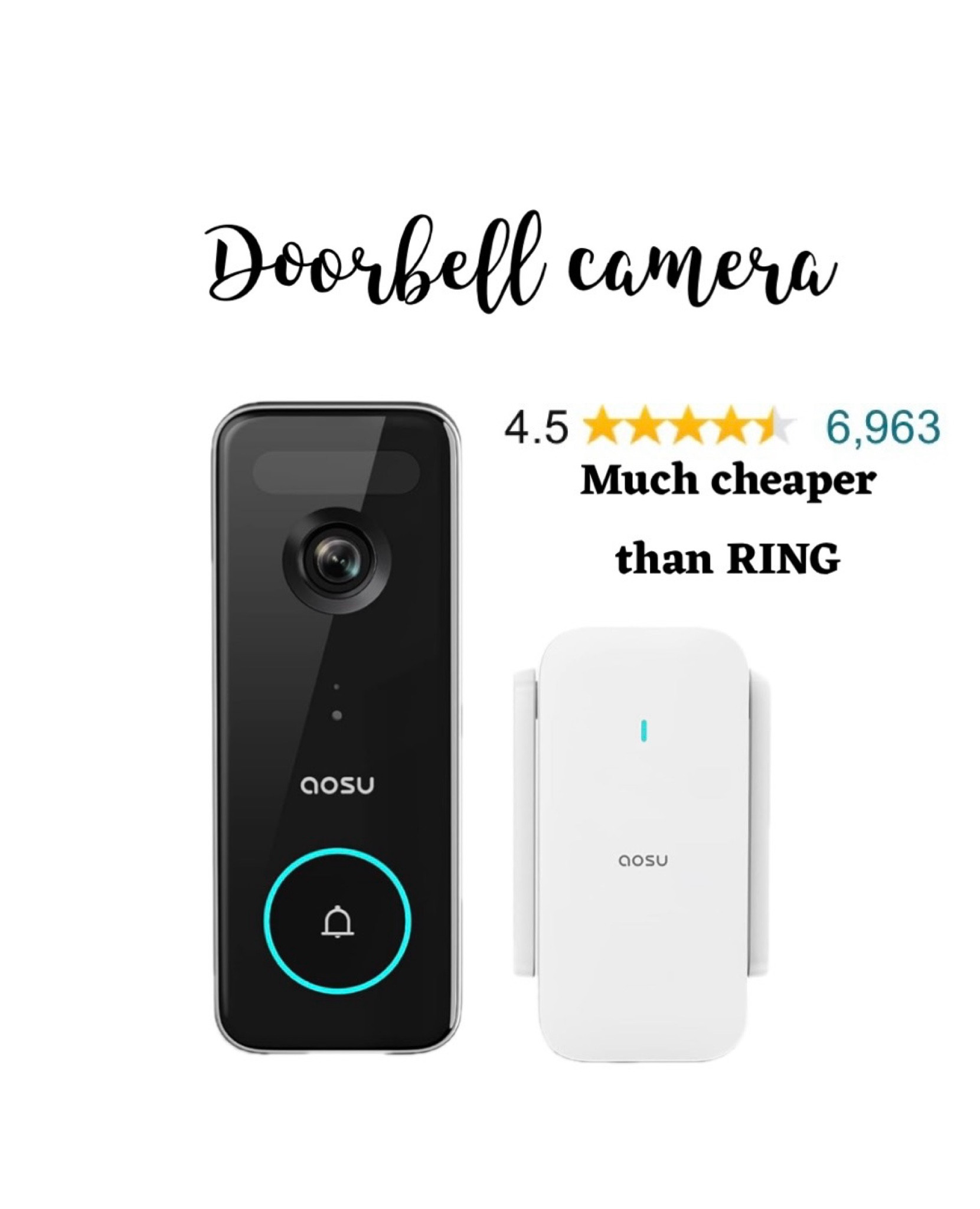 Cheaper version of a ring doorbell. So good! Great reviews 

#LTKTravel #LTKHome