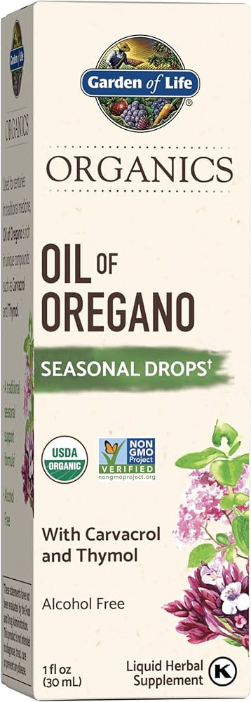 Garden of Life Organics Oil of Oregano Seasonal Drops 1fl oz (30 mL) Liquid, Concentrated Plant B... | Amazon (US)