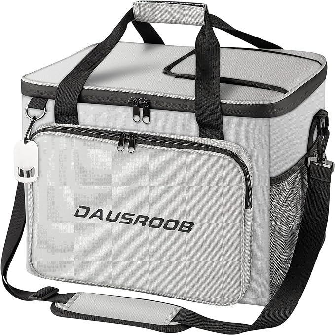DAUSROOB 50 CAN Cooler Bag Lunch Bag Insulated and Collapsible Large Lunch Box 32L Leakproof Soft... | Amazon (US)