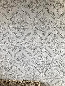 Boho Wallpaper Peel and Stick Wallpaper Vintage Wallpaper Stick and Peel Damask Wallpaper Self Adhesive Removable Wallpaper for Bedroom Drawers Cabinets | Amazon (US)