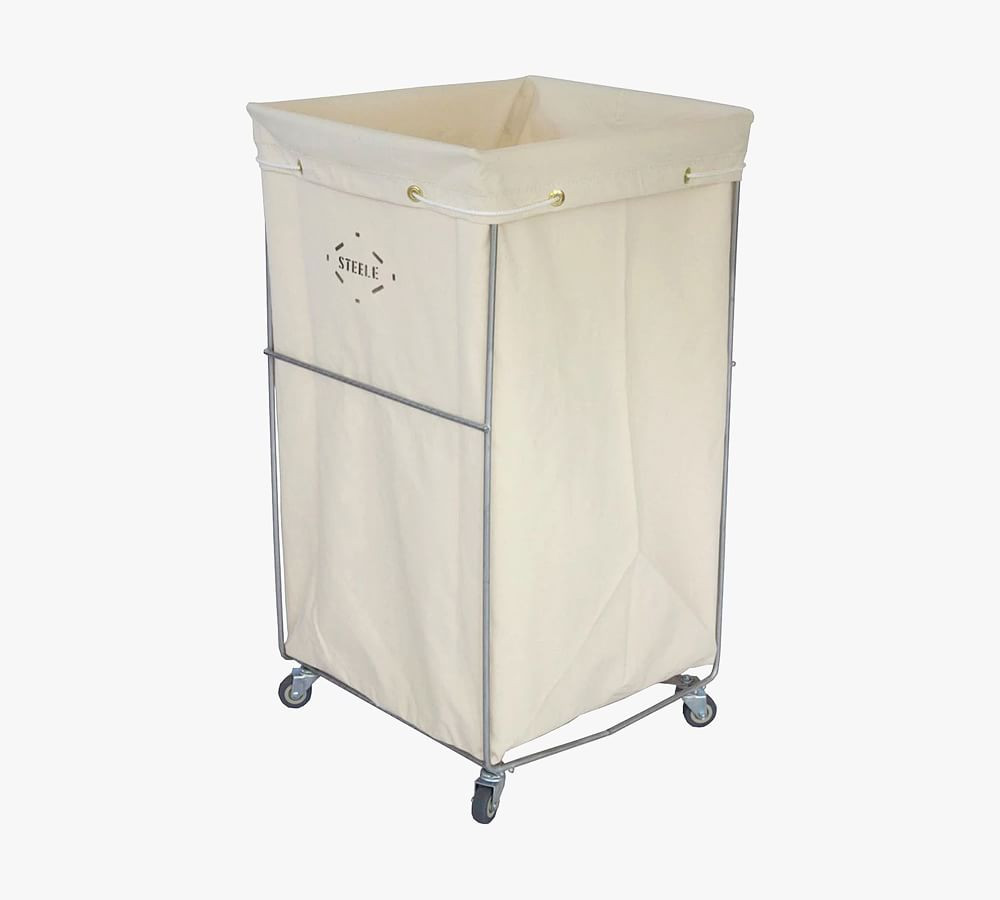 Tall Canvas Caddie With Wheels | Pottery Barn (US)