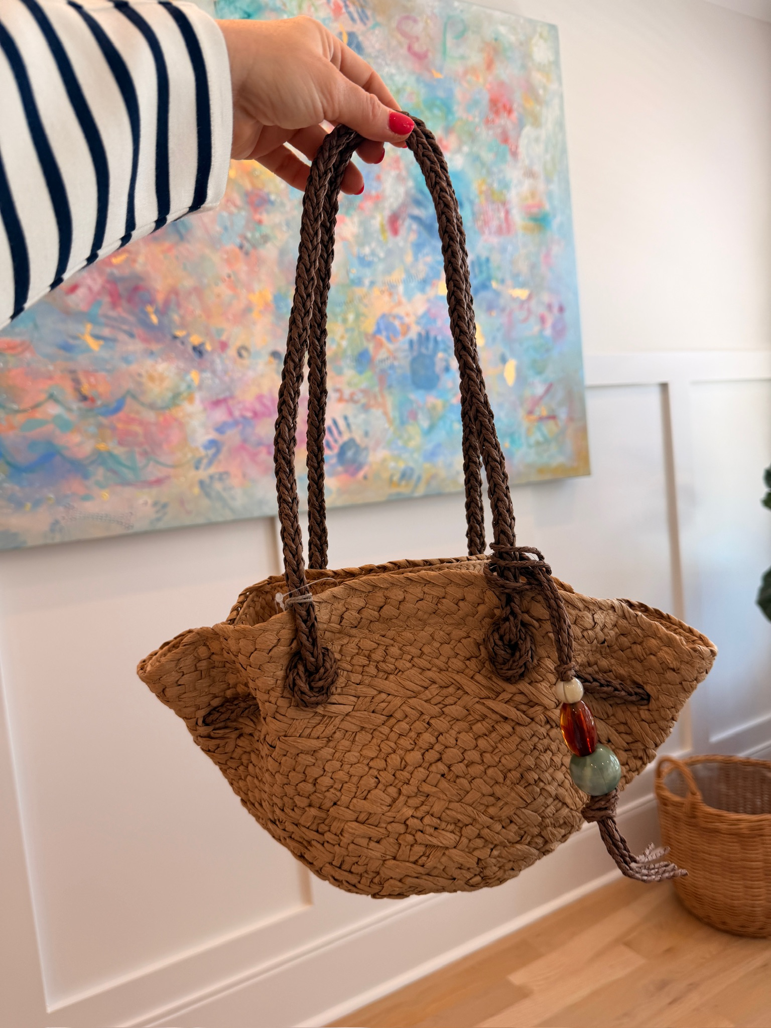 OBSESSING over this summer bag! 

 #LTKgrwm #LTKootd #LTKSeasonal