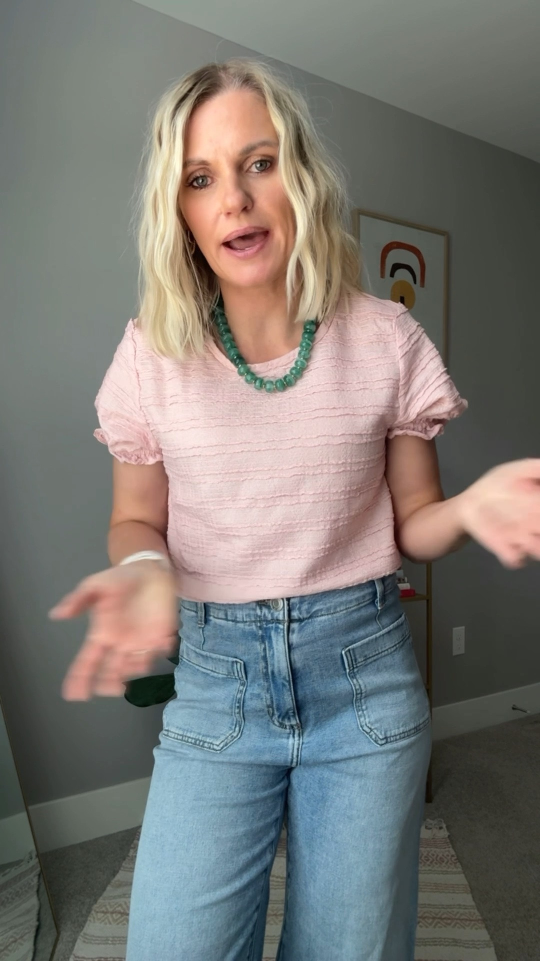 I love this little elevated top from @Kohl's! I think that it works perfectly as a teacher top! #ad
Top- small
Jeans- 2

#LTKootd #LTKWorkwear #LTKPetite