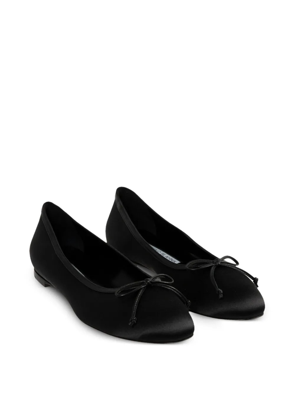 Manolo Blahnik Verallim Ballet Flats | Black | FARFETCH | Farfetch Global