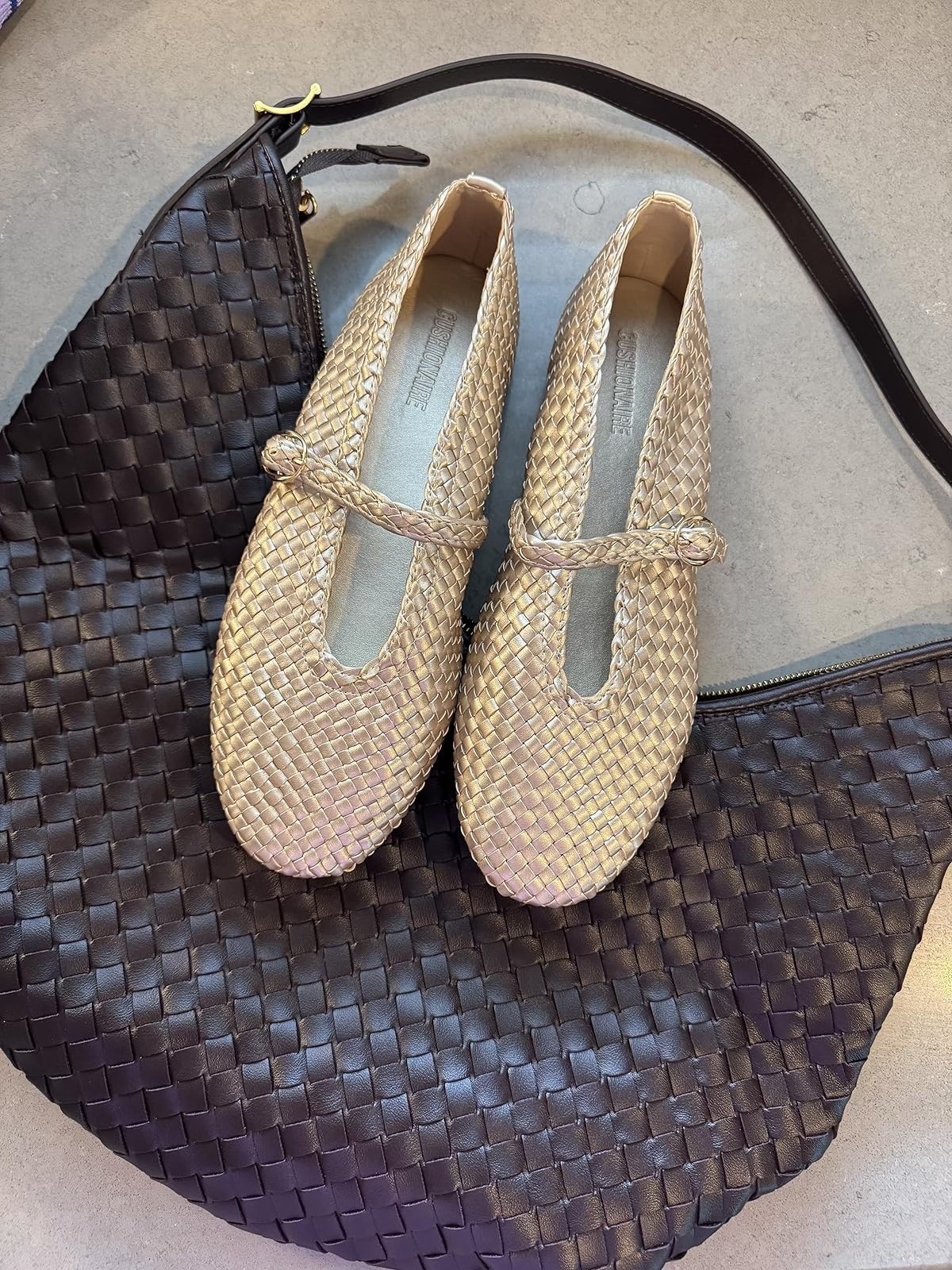 Fall accessories trending now!🤎 Amazon finds, Amazon find, Amazon bags, fall bag, fall woven bag, fall shoes, woven flats 

#LTKStyleTip #LTKSeasonal #LTKShoeCrush