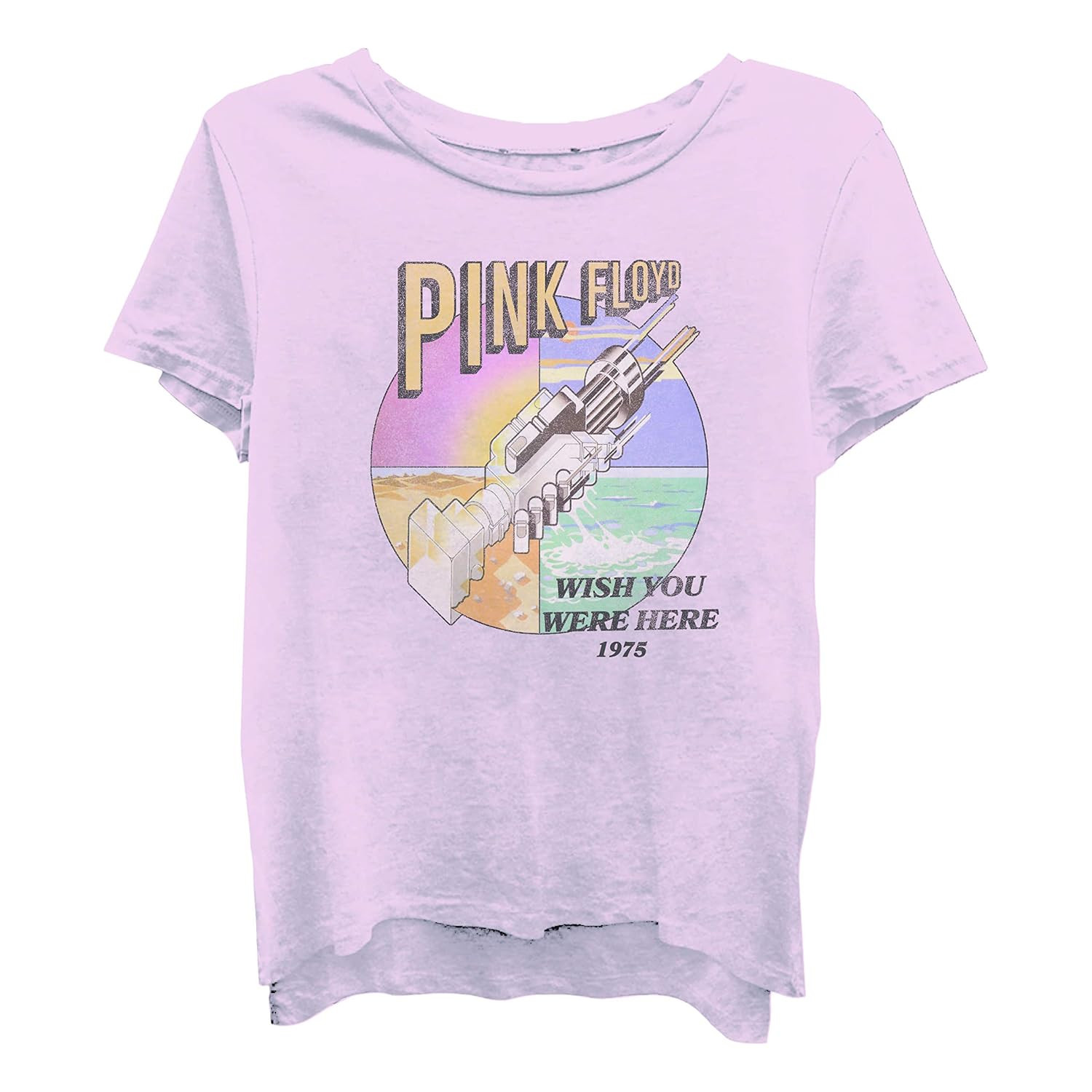 Pink Floyd Ladies Rock Shirt Dark Side of The Moon Vintage Tee | Amazon (US)