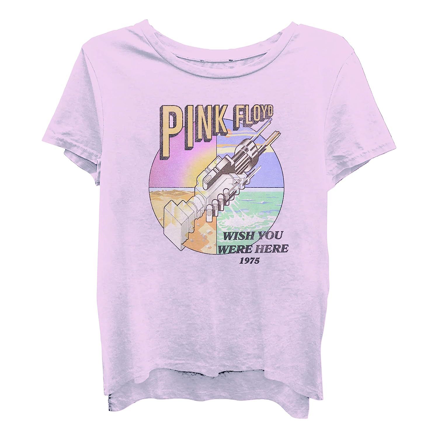 Pink Floyd Ladies Rock Shirt Dark Side of The Moon Vintage Tee | Amazon (US)
