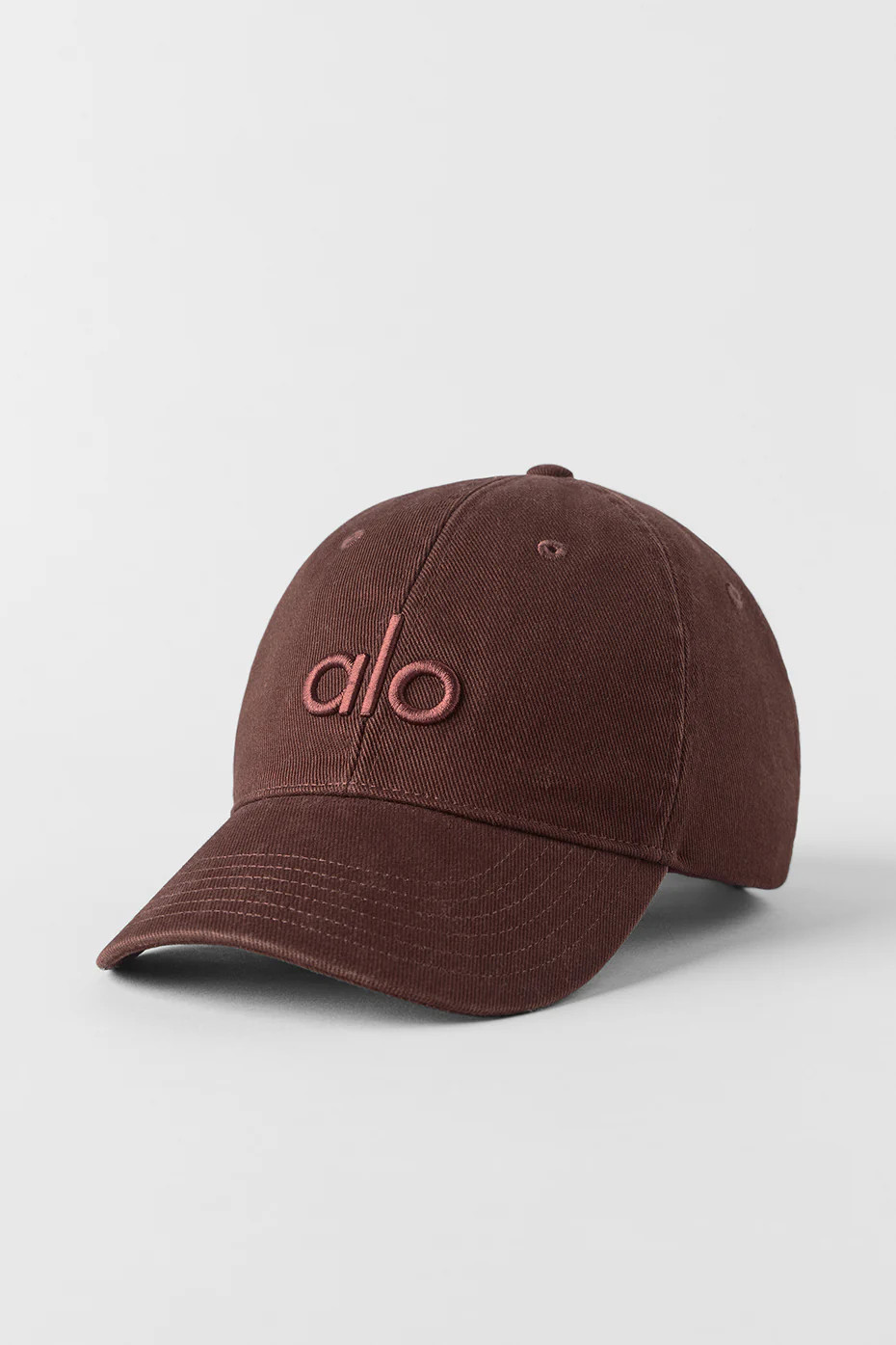 ALO | Washed Off-Duty Cap in Brownstone Wash | Alo Yoga (US)