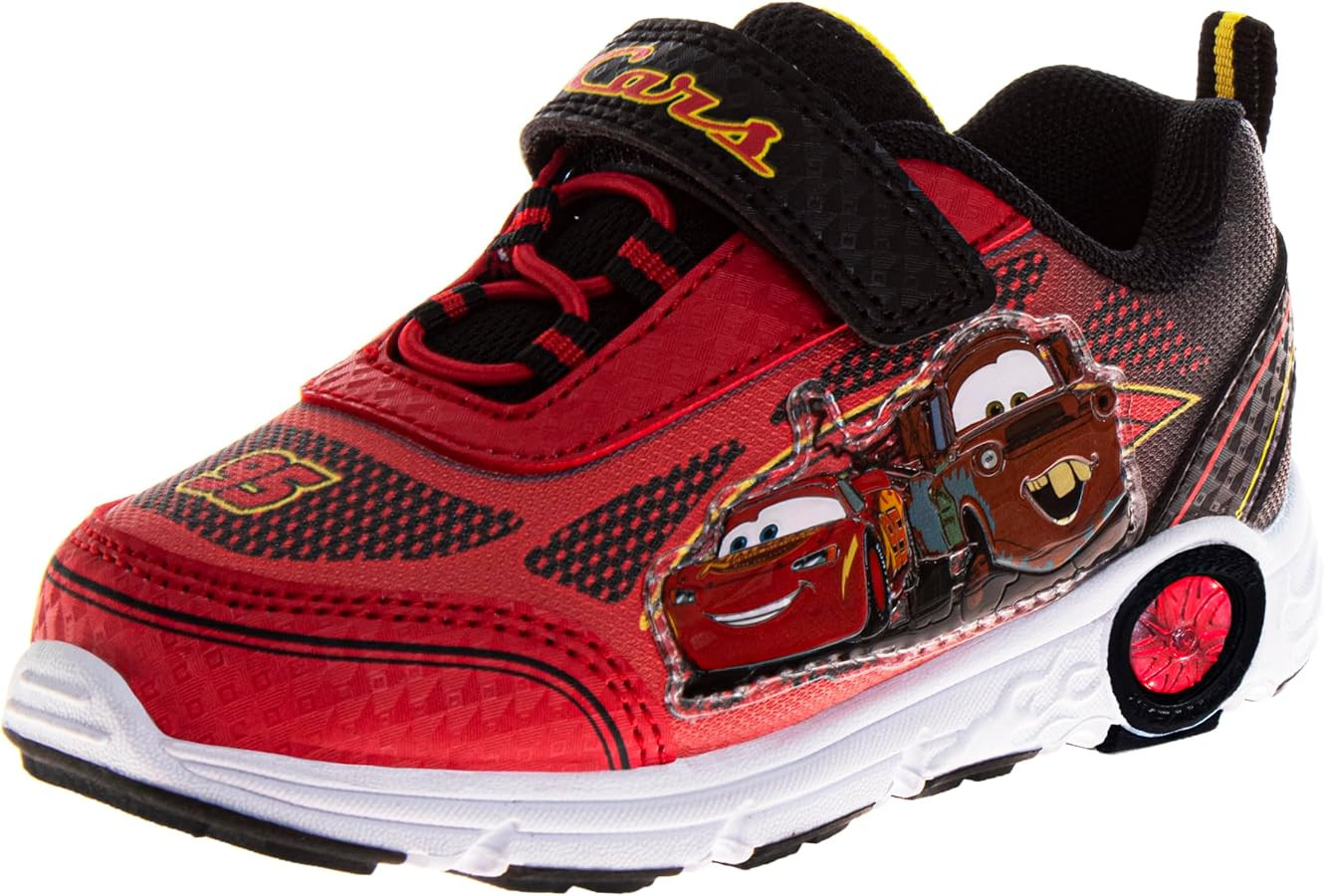 Boys Character Shoes Light Up Shoes LED Athletic Shoes for Boys Sonic MonsterJam Spiderman Mickey... | Amazon (US)