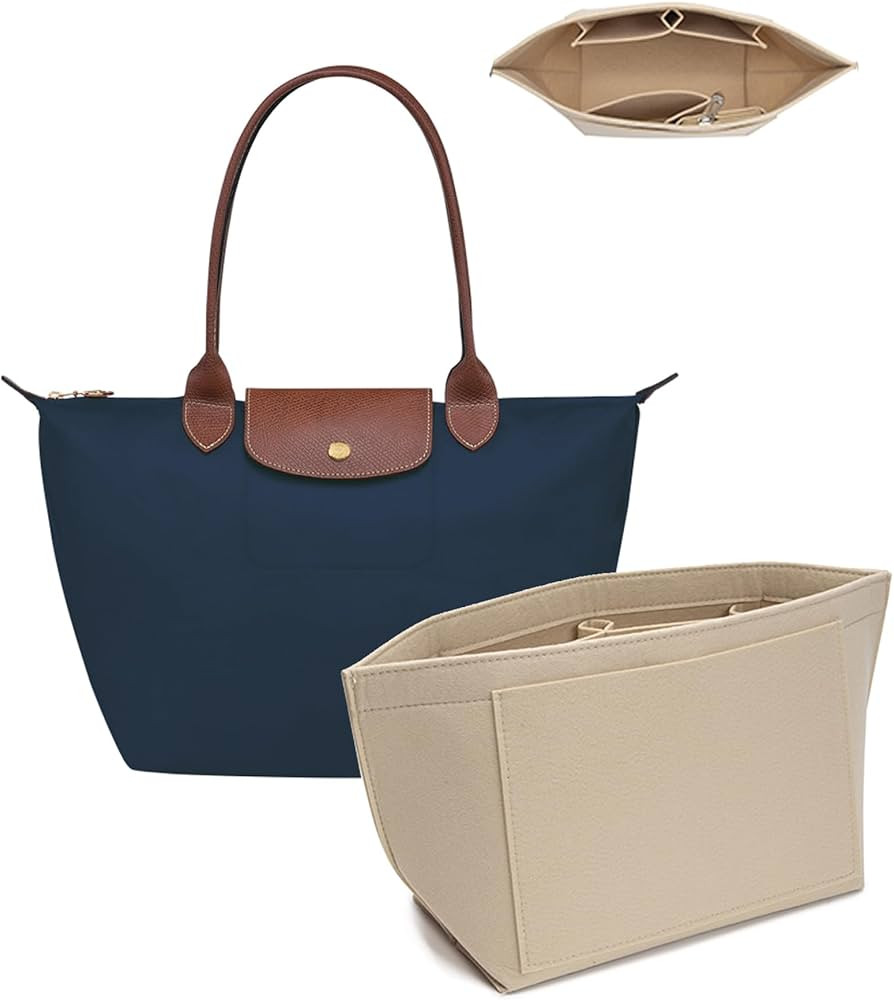 Purse Organizer Insert for Longchamp Le Pliage Tote, Handbag Organizer Compatible with Le Pliage ... | Amazon (US)