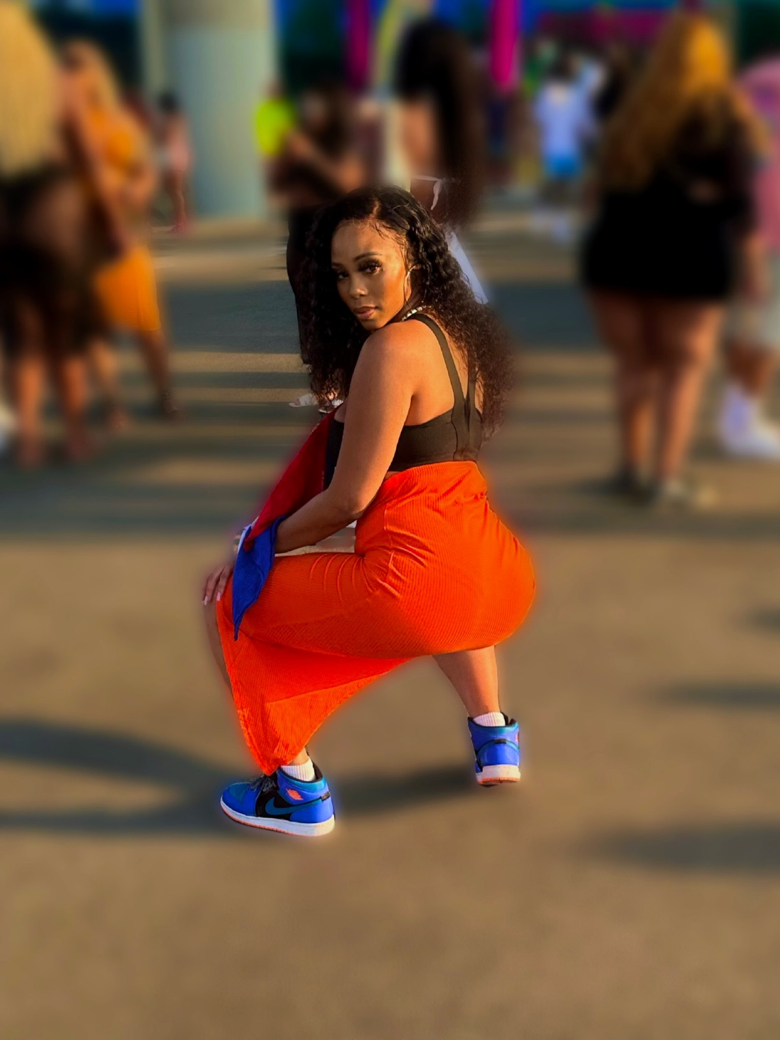 📍 Brooklyn, NYC #sandzfestival2023 

Model is wearing a Natural Black Water Wave Human Hair Lace Front Affordable Wig, Mink Lashes Dramatic Eyelashes 10 Pairs 5 Styles Fluffy Thick Long 8D Volume False Eye Lashes Pack 22mm Wispy Strip Curly Fake Eyelashes by HeyAlice, Black Bodysuit, Orange High Slit Skirt, Silver Hoop Earrings, Yellow Gold Clustered Tennis Chain Necklace, Rhinestone Queen Necklace, Haitian Flag and Air Jordan 1 Mid GS “Racer Blue” 

Orange Skirt Size : Medium 

Air Jordan Sneakers : 9US (EURO40)

Shop all outfits on LTK!

Follow me on all socials! 💛

Book model for your next project! 💕

#LTKstyletip #LTKbeauty #LTKFind