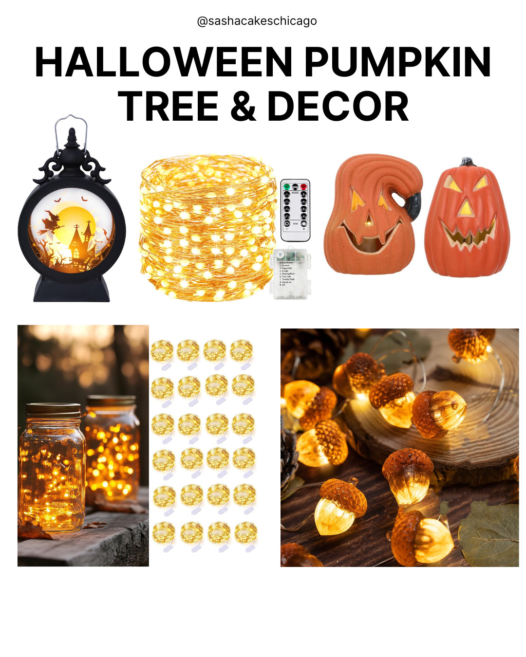Get ready to light up your cozy autumn spaces and festive Halloween trees! 🎃✨ Whether you’re stringing warm lights along your mantle, filling mason jars for a tabletop glow, or styling spooky pumpkin lanterns, these viral Amazon cozy fall lighting essentials bring the ultimate warm glow to your home! 🍂💡

WHAT’S FEATURED:

🏮 Vintage Witch Castle Lantern: Retro black decorative tabletop lantern featuring a warm glowing silhouette of a witch flying over a haunted castle.

✨ Remote Control Copper Wire Fairy Lights: Flexible warm white LED string lights with multiple lighting modes and remote control for Halloween trees and wreaths.

🎃 Ceramic Jack-o'-Lantern Lantern Set: Festive ceramic pumpkin statuettes with cut-out carved faces that radiate a cozy LED glow.

🫙 Fairy Light Mason Jar Lanterns: Warm glowing LED fairy lights styled inside clear glass mason jars for rustic fall table centerpieces.

💡 Mini Fairy String Lights Multipack: Convenient battery-operated copper wire fairy light strings perfect for craft projects and holiday decor.

🐿️ Acorn LED String Lights: Adorable warm glowing acorn-shaped LED fairy lights perfect for fall garland, wreaths, and autumn mantle displays.

✨ MORE Fall & Halloween Lighting Decor: Check out all the tagged items below for matching LED candles, pumpkin light strings, and tree ornaments! Tap any item below to shop directly.

As an Amazon Associate, I earn from qualifying purchases. 

 #LTKSeasonal #LTKHome