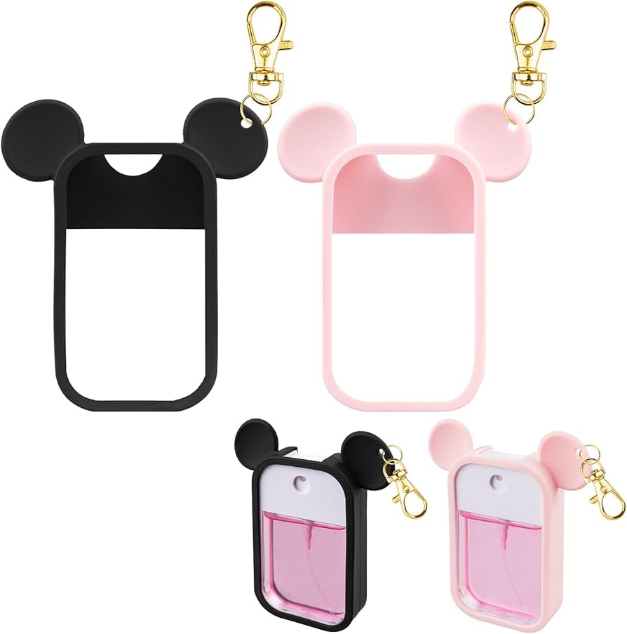 TERPINK 2 Pack Silicone Case Compatible with Touchland Hand Sanitizer Spray 1 fl oz, Mouse Design... | Amazon (US)