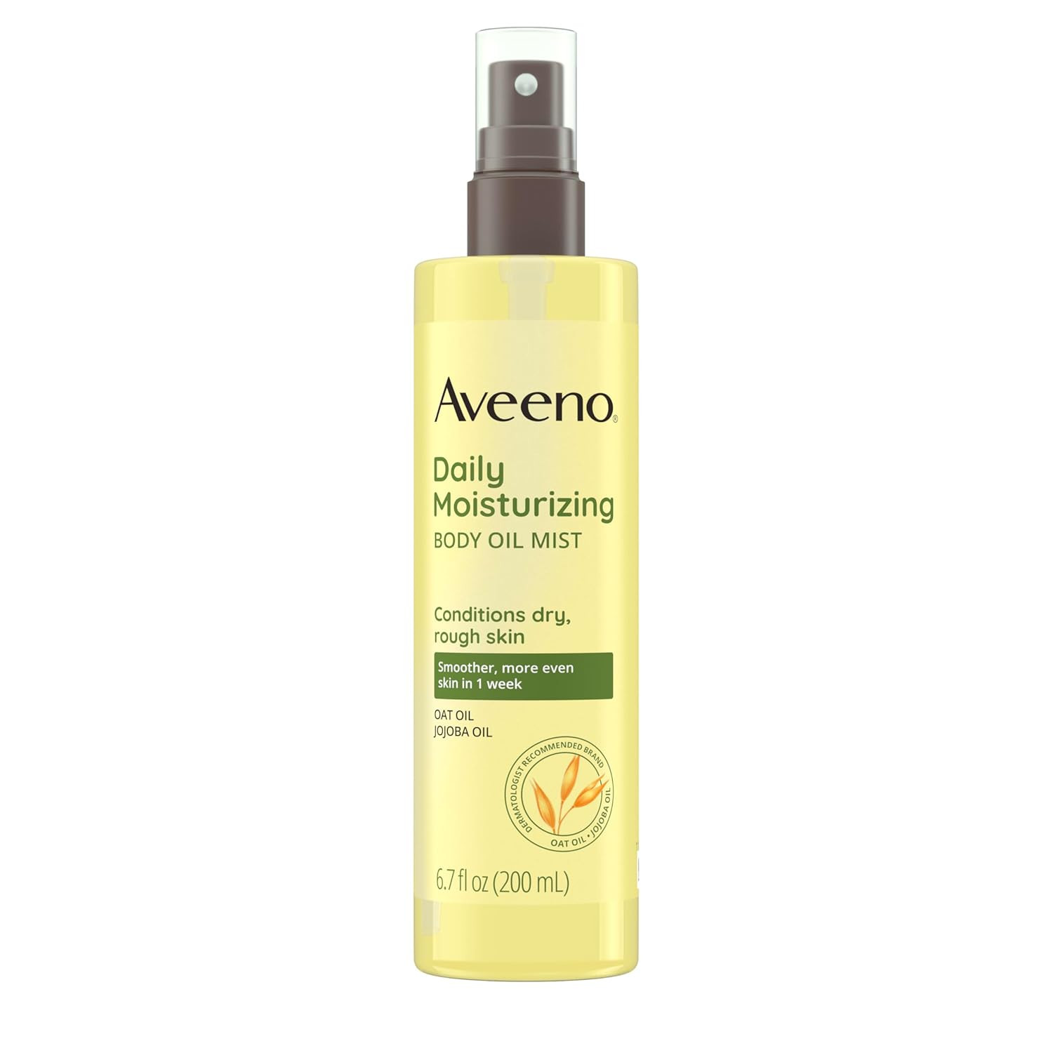 Aveeno Daily Moisturizing Dry Body Oil Mist with Oat & Jojoba Oil for Dry, Rough, Sensitive Skin,... | Amazon (US)
