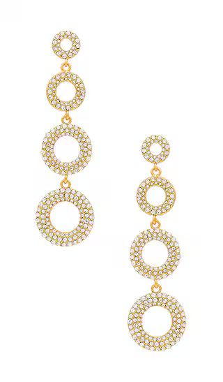 Celebrate Earrings in Clear | Revolve Clothing (Global)