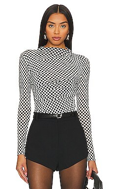 Make A Statement Top in Pulse Houndstooth | Revolve Clothing (Global)