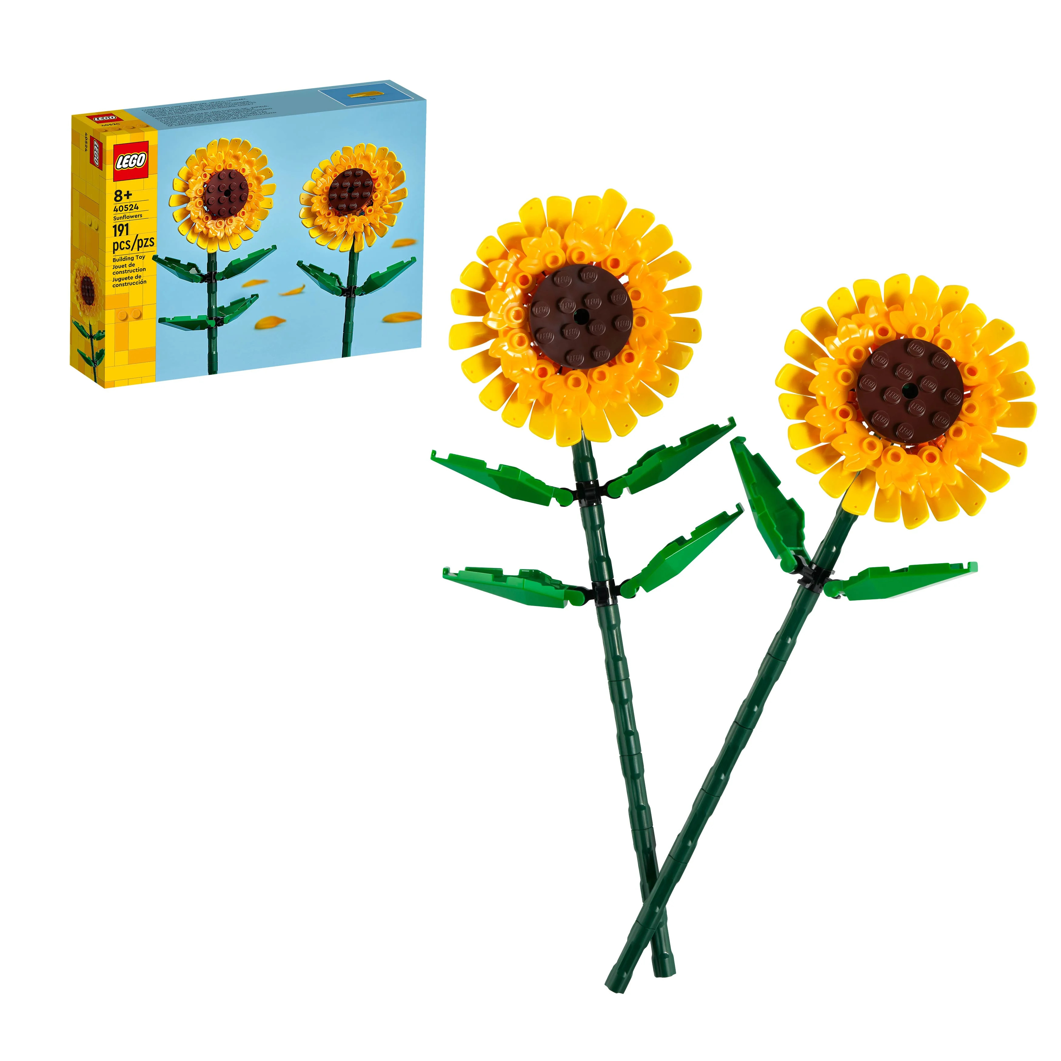 LEGO Sunflowers Building Kit, Artificial Flowers for Home Décor, Flower Building Toy Set for Kid... | Walmart (US)