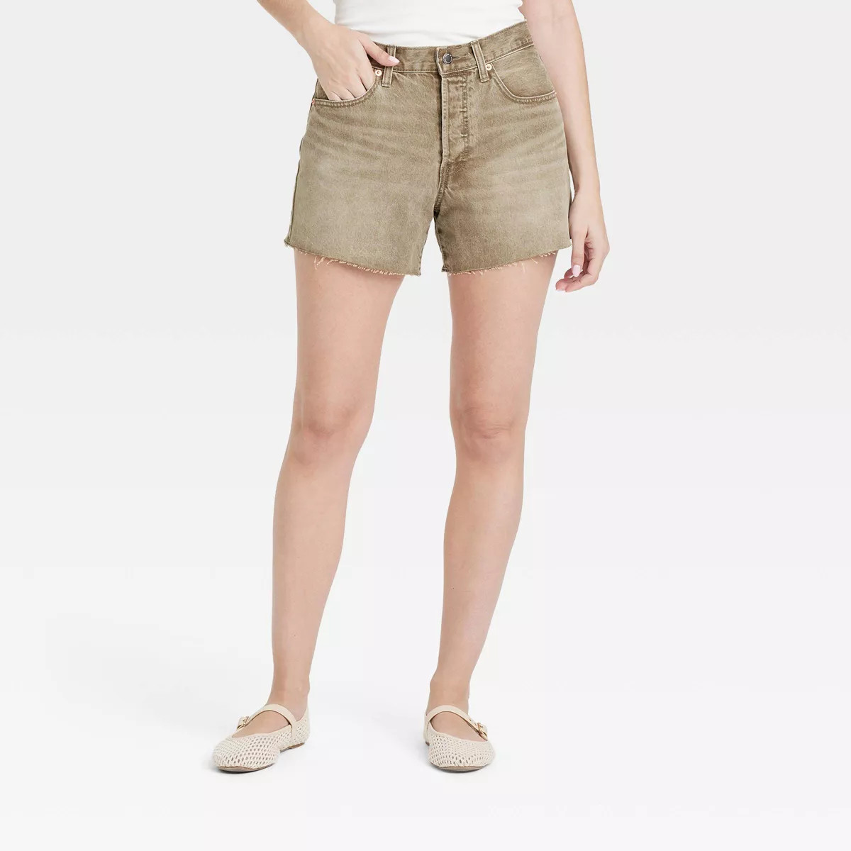 Women's Mid-Rise 90's Baggy Denim Shorts - Universal Thread™ | Target
