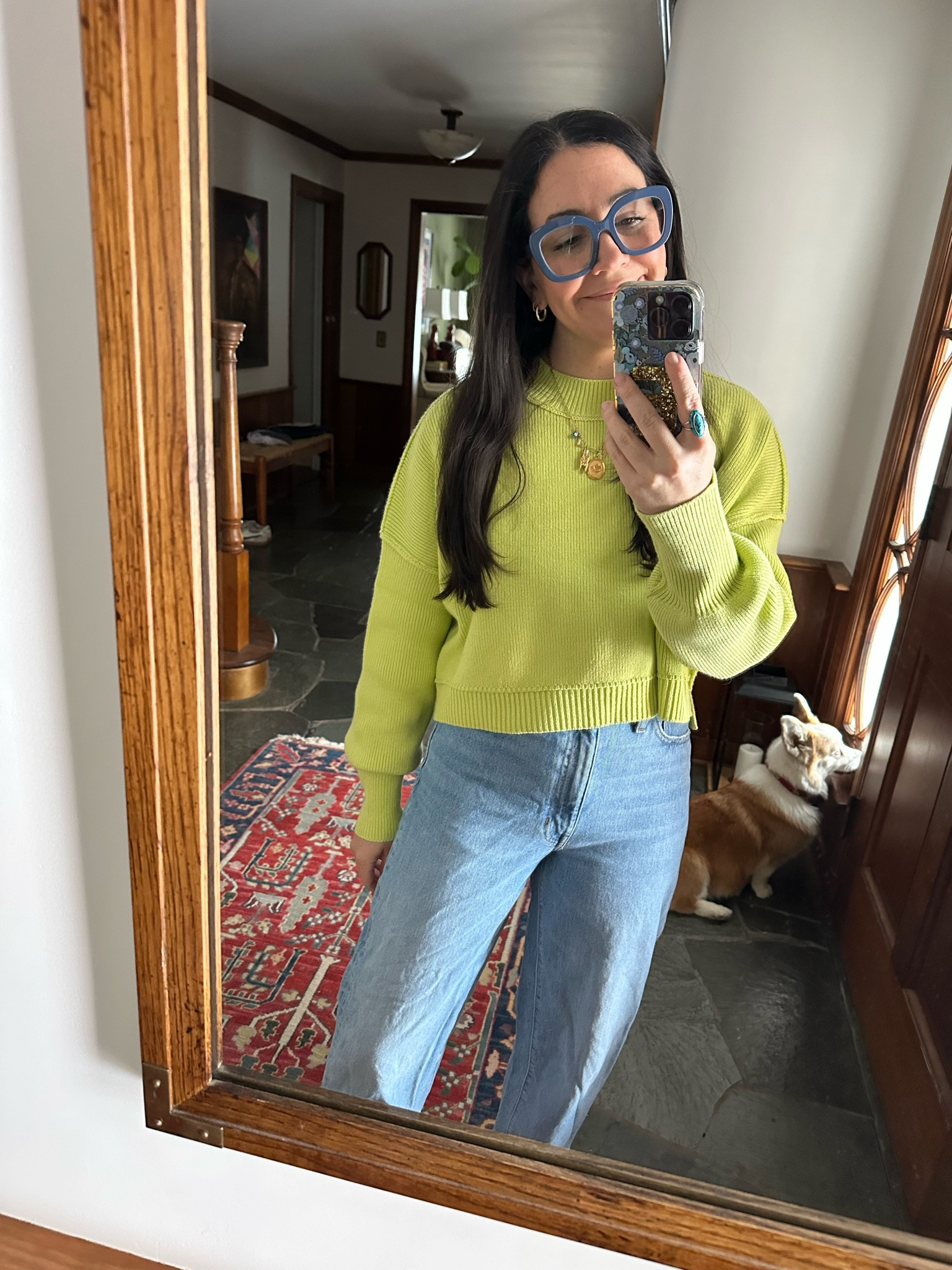 Influenced by a friend to buy this sweater and it’s so good! Will likely purchase in more colors - perfect cropped length for high rise jeans or to layer over a dress. 🤌🏼

#LTKGiftGuide #LTKHoliday #LTKSeasonal