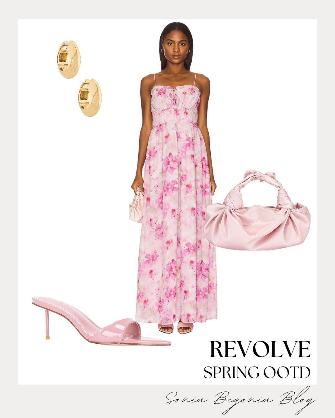 SPRING OOTD: Floral Maxis, Pastels, & Romantic Ruffles! 🌸

Embrace the soft floral trend with this perfectly balanced garden-party look! 💖

We are obsessed with the statement piece: a stunning blush pink floral maxi dress featuring a romantic ruffled bodice and delicate spaghetti straps. Balance the ethereal gown with modern, tonal accessories: a soft pink slouchy hobo bag with unique knotted handle details and sleek, patent leather pink pointed-toe mules. Finish the look with a touch of timeless shine: bold, chunky gold huggie hoop earrings for a polished and high-fashion spring glam!

#OOTD
#OutfitOfTheDay
#SpringStyle
#FloralMaxiDress
#RevolveMe
#RevolveStyle
#PinkAesthetic
#GardenPartyOutfit
#SpringFashion
#MaxiDress
#FeminineStyle
#EverydayChic
#LTKStyle
#WeddingGuestOutfit
#RomanticStyle
#StylingInspo


#LTKootd #LTKgrwm #LTKSeasonal