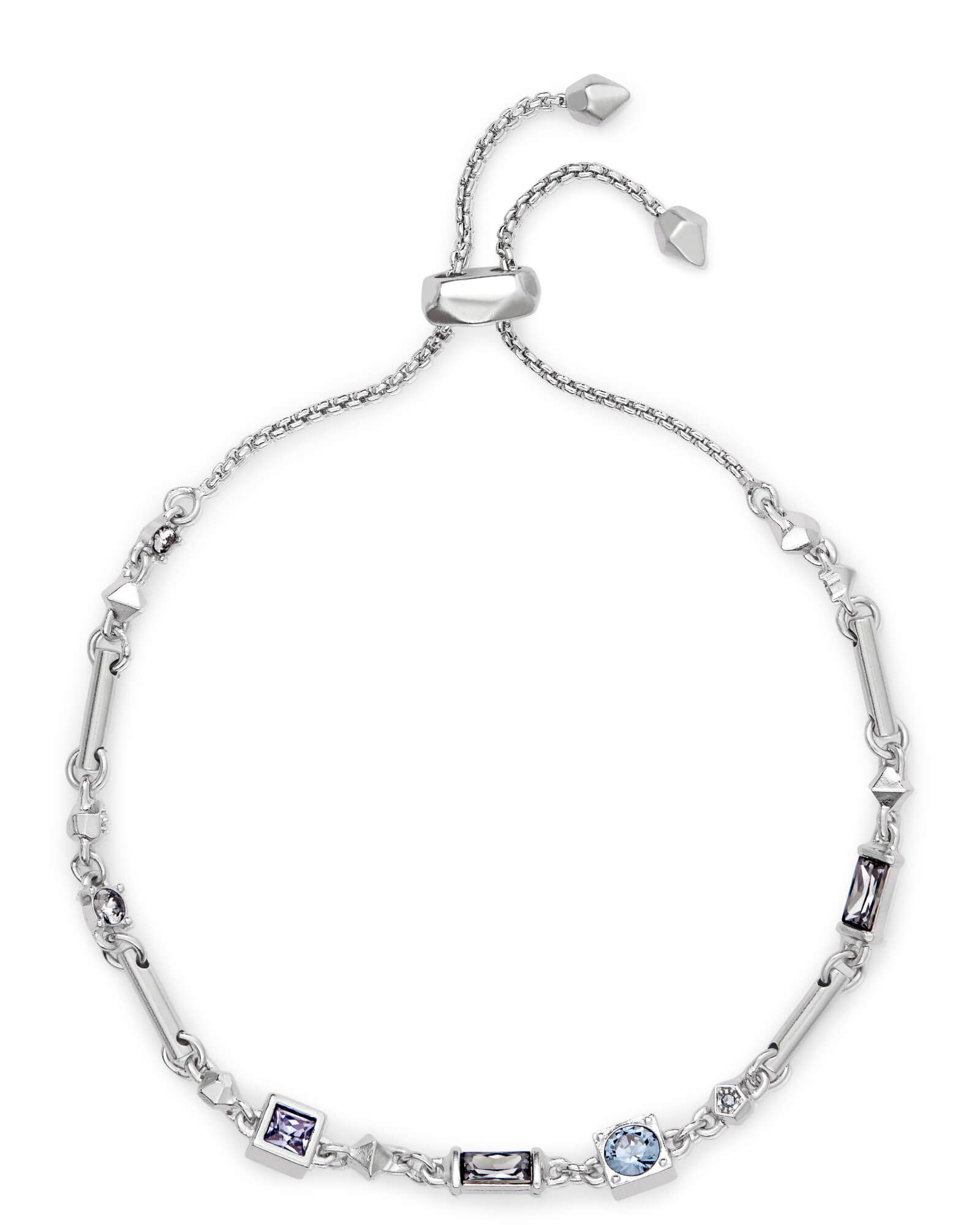 Lilo Silver Chain Bracelet in Lilac Mix | Kendra Scott