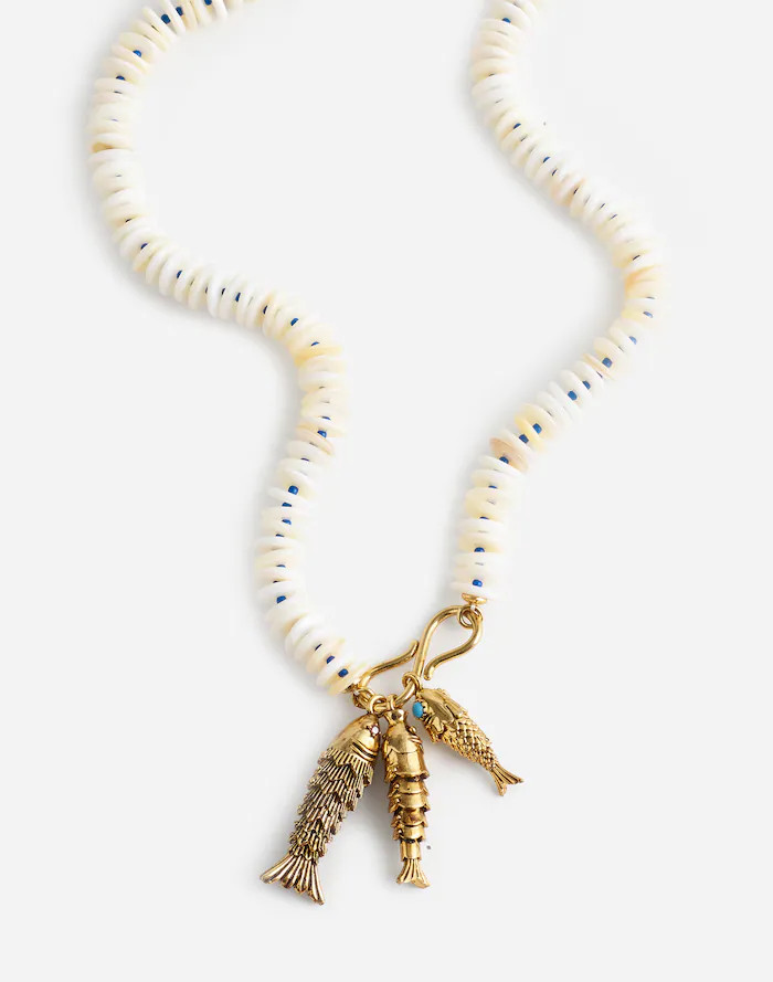 Beaded Fish Statement Necklace | Madewell