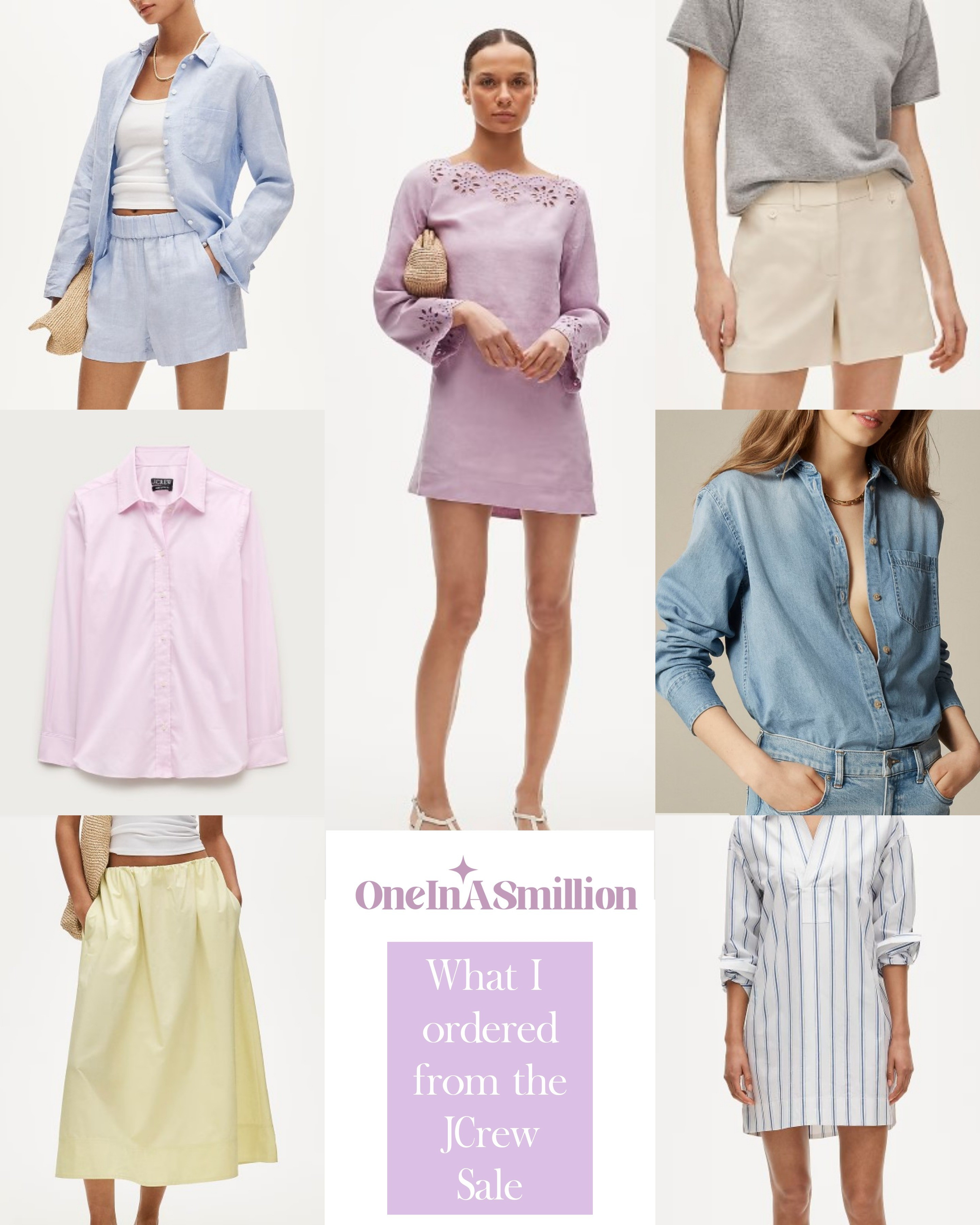 Everything I ordered in the Memorial Day JCrew Sale. These are GOOOOD!!

#LTKMidsize #LTKOver40 #LTKSaleAlert