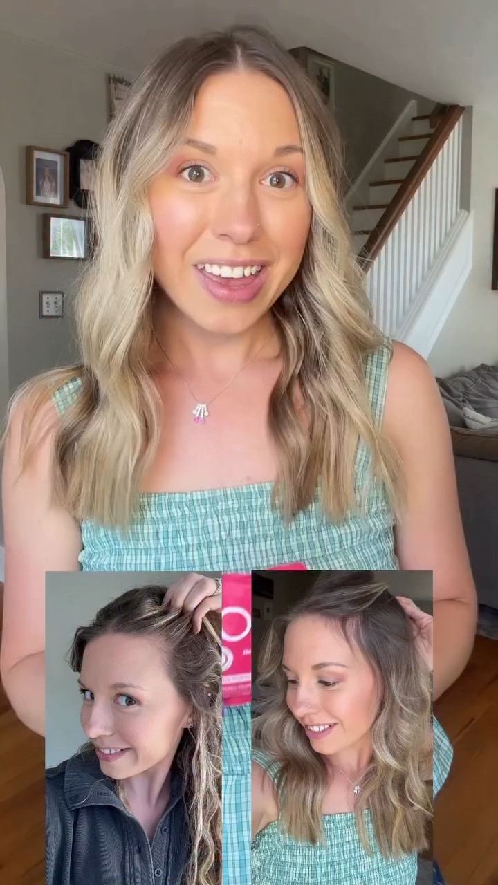 Honestly was not expecting this!! 
Grab your first month of @follynutrition for $1 using code TIFFANY1 or click the link in my bio 🔗 
#folly #hairgrowth #postpartumhairloss #hairhealth #momcreator