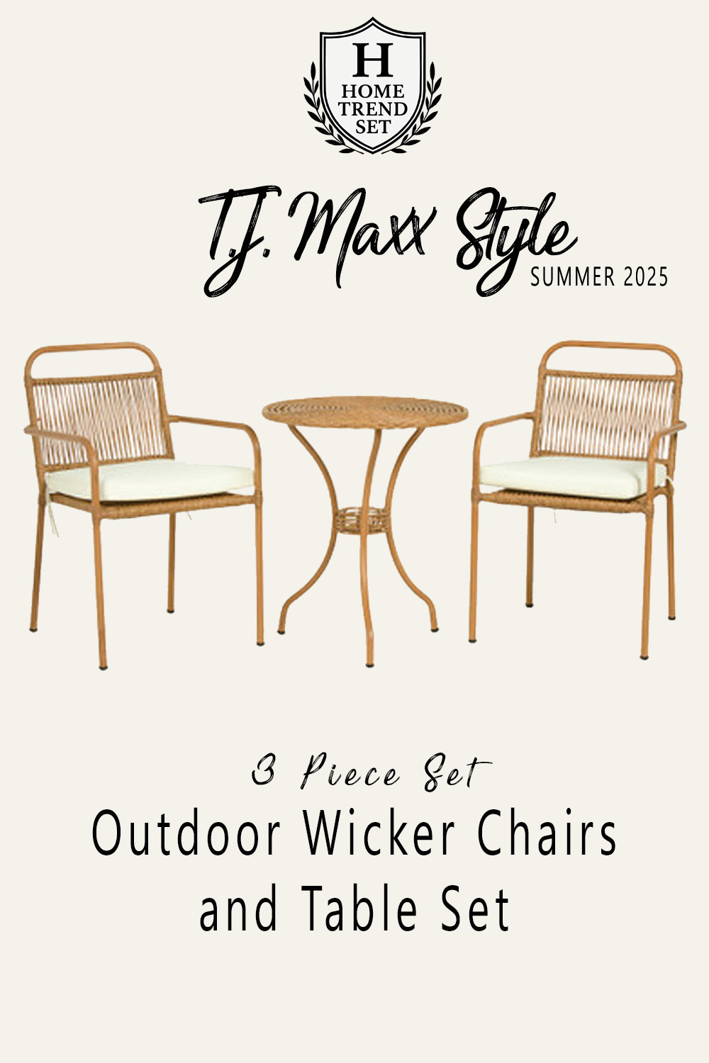 Outdoor wicker chairs and table set!

Total of 3 pieces with removable cushions. Was $400 

Add to your Patio, Front Porch, or to the side for extra seating!  

 #LTKSummerEdit #LTKSeasonal #LTKHome