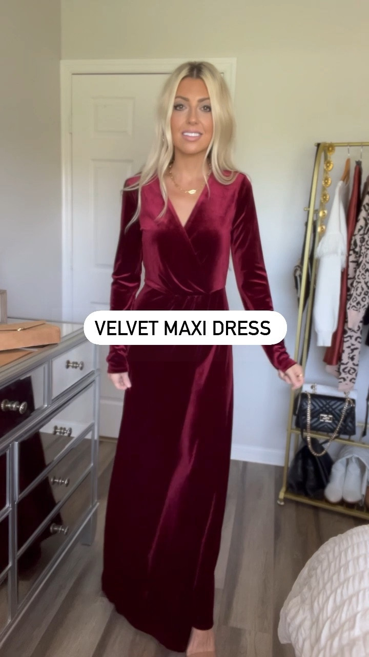 This beautiful long sleeve velvet maxi dress is perfect for weddings, events and holiday parties! It’s so soft and comfortable. It comes in other colors and it’s currently over 50% off! @lovebydesignfashions @nordstromrack 

Velvet / Fall dress / wedding guest outfit / wedding guest dress / affordable  / holiday party dress

#weddingguestdress #nordstromrack #partydress #cocktaildress #holidayparty #holidaydress #velvet #rackscore  #fallweddingguestoutfit #falldress #fallweddingguestdress #affordable #womenfashion #fashionreels #instafashion #ootdfashion #ltkwedding #ltkparty #ltkholiday #ltkunder50 #velvetdress #holidaypartydress 

#LTKparties #LTKHoliday #LTKfindsunder50