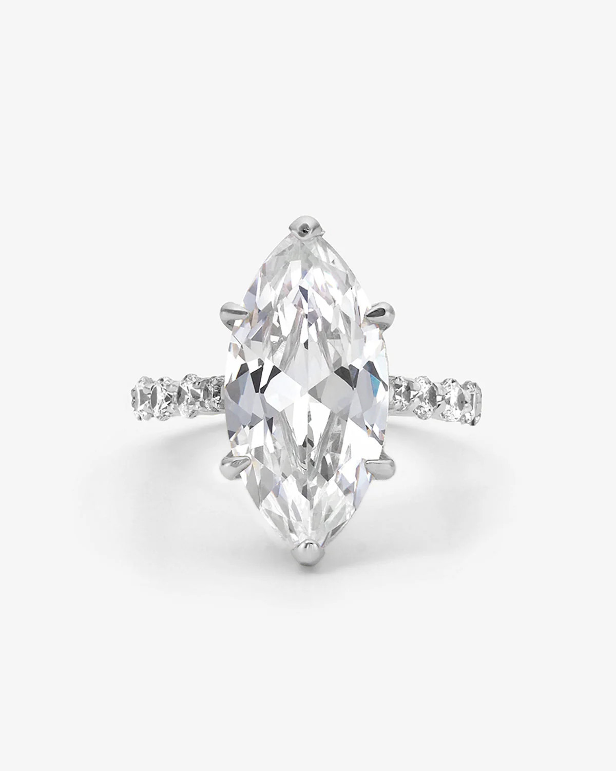 She's So Fine Ring - Silver|White Diamondettes - 5 | Melinda Maria Jewelry