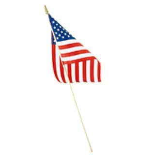 Seasonal Designs 8 in. x 12 in. Polycotton U.S. Hand Flag-hf8 - The Home Depot | The Home Depot