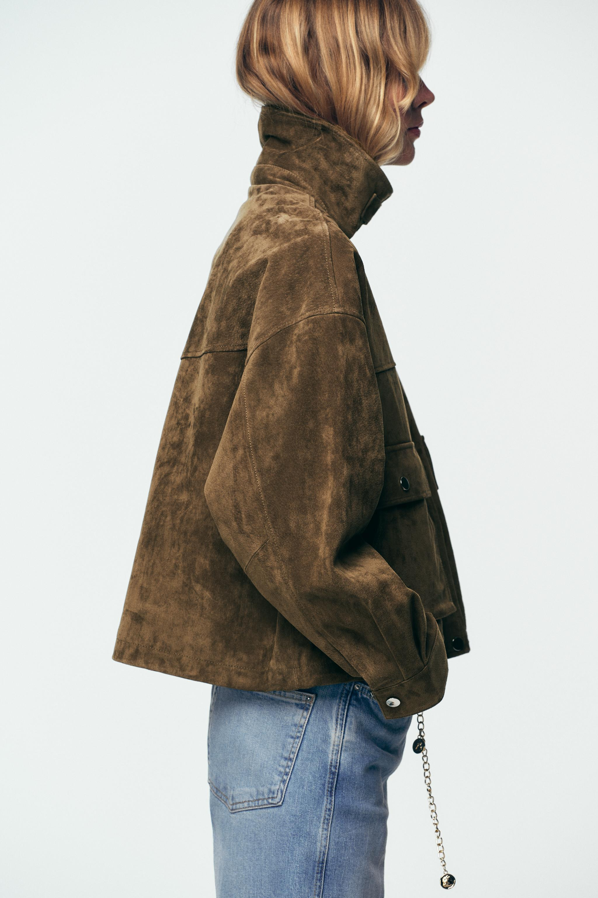 100% LEATHER BOMBER JACKET | Zara US