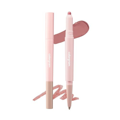 COLORGRAM All In One Over-Lip Maker 02 Cool Pink | Versatile Lip Liner & Contour with Natural Shades, Matte finish, Bigger and Fuller Lips, Plumping effect, Smooth creamy texture | Amazon (US)
