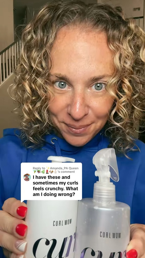 Replying to @ * Amanda_PA Q... More tips and step by step of how much Curl Wow product I use.
Hope this helps
#curlwow #curlwowshook
#curlwowfloetry #curlwowduo #curlwowbundle
#curlyhairtutorial #curlswithnocrunch

#LTKStyleTip #LTKBeauty