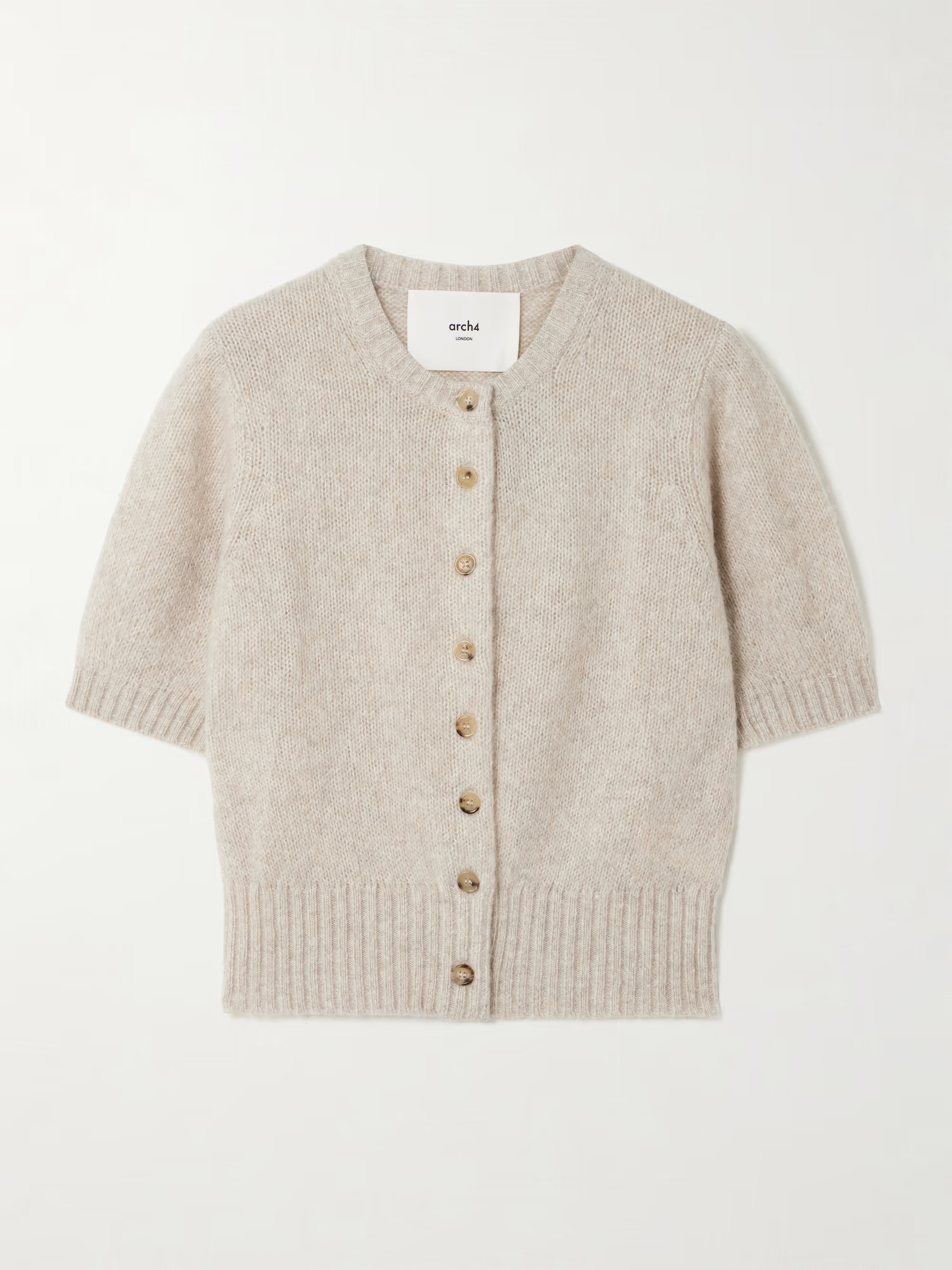 Rome cropped organic cashmere and silk-blend cardigan | NET-A-PORTER (US)