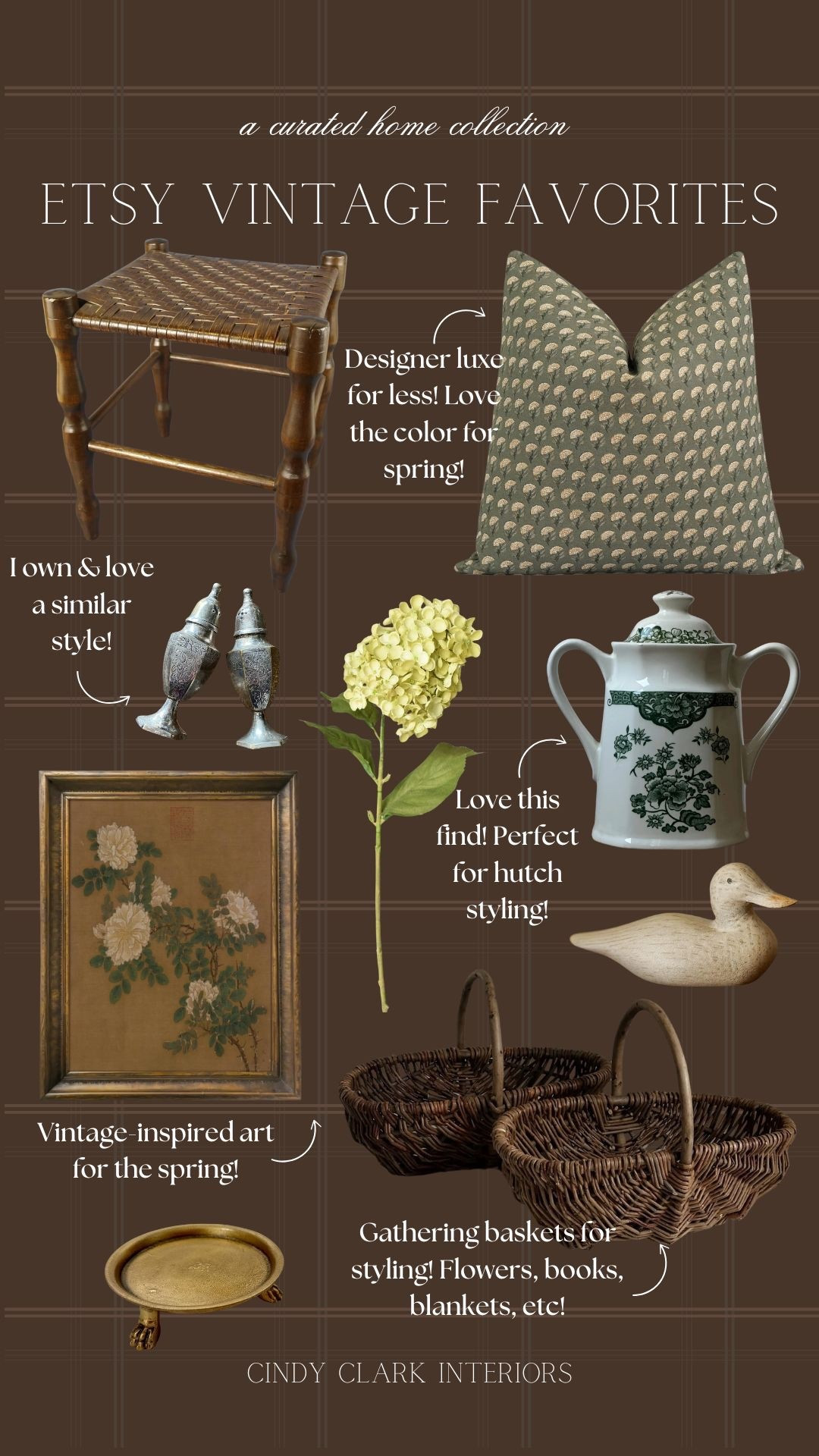 The prettiest vintage inspired Etsy finds! Incorporating vintage pieces in your home creates warmth, charm, and adds character to your home. 

#LTKHome