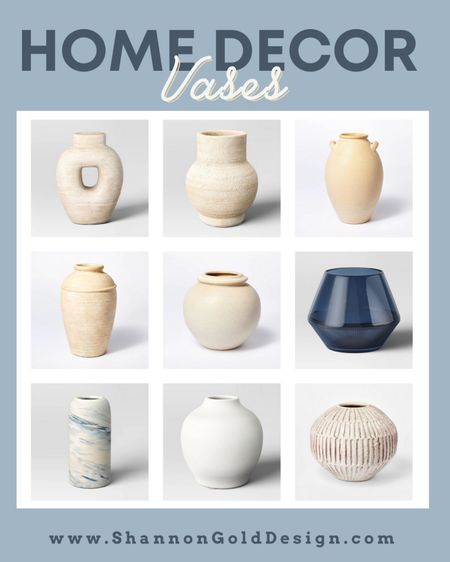 Affordable vases. Affordable home decor finds. Unique vases.



#LTKunder50 #LTKFind