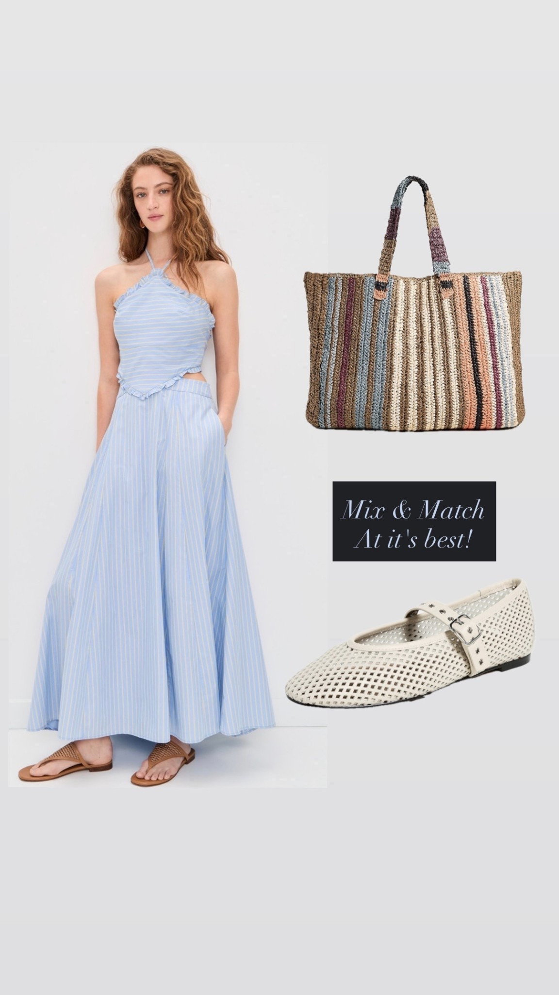 I'm giving this dress, This bag, these flats mvp of summer! You will wear these on rotation all summer long! All items under $200

#LTKSeasonal #LTKOver40 #LTKmomlife