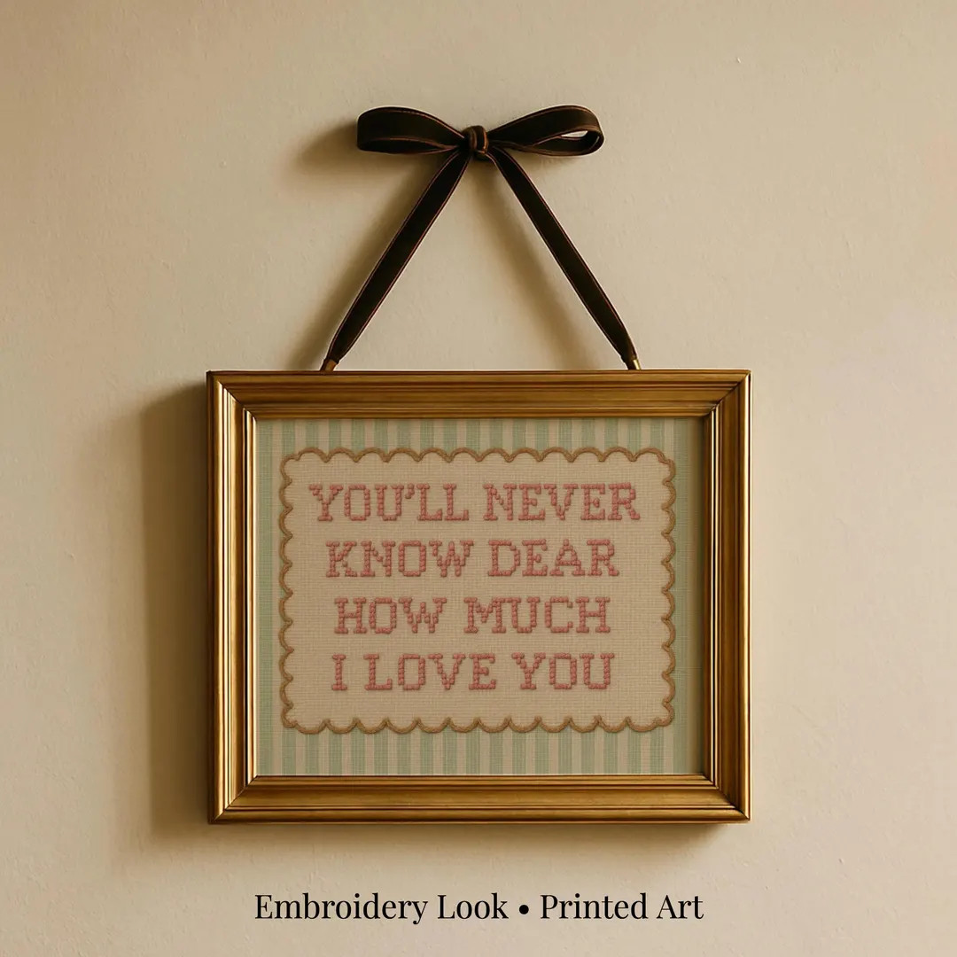 You'll Never Know Dear Print • Vintage Nursery Art • Print, Framed or Canvas | Etsy (US)