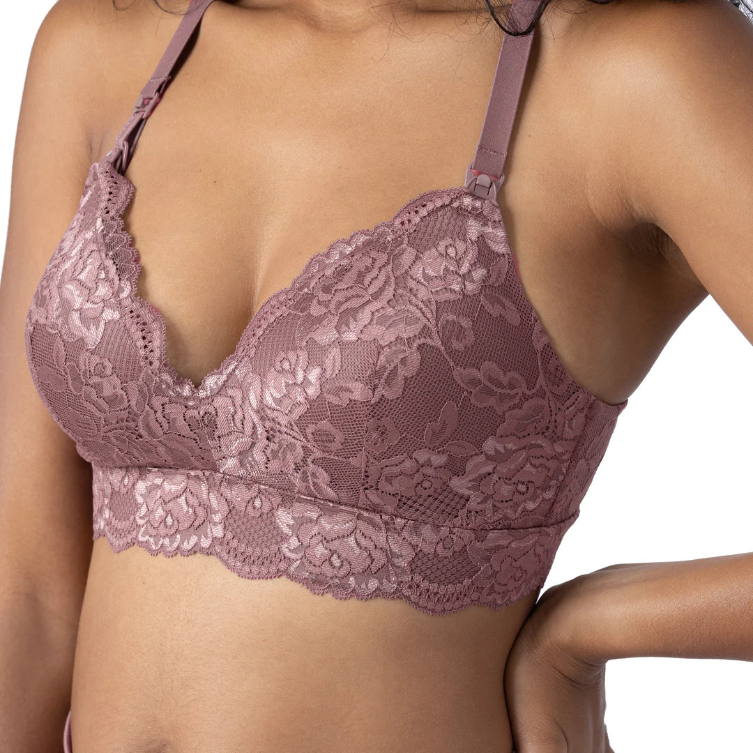 Lace Minimalist Hands-Free Pumping & Nursing Bra | Kindred Bravely