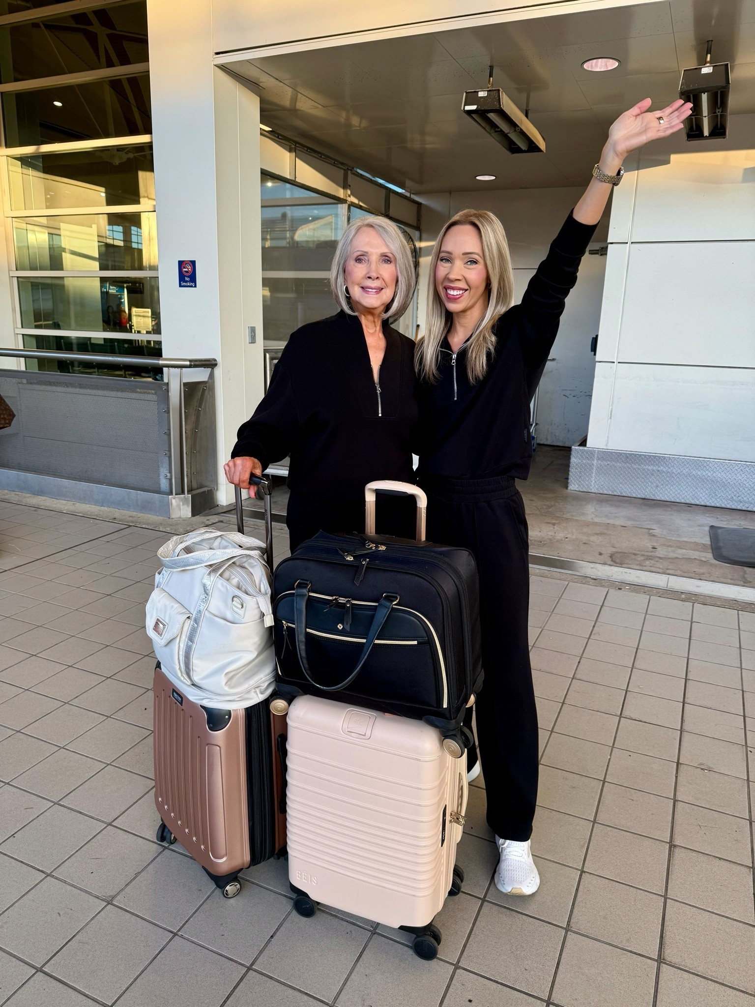 All my travel essentials linked here! Lots of questions on the black roller bag I use for trade shows/buying trips. My favorite luggage plus packing cubes, lighted makeup mirror, and the best travel steamer!

#LTKTravel #LTKdayinmylife #LTKootd