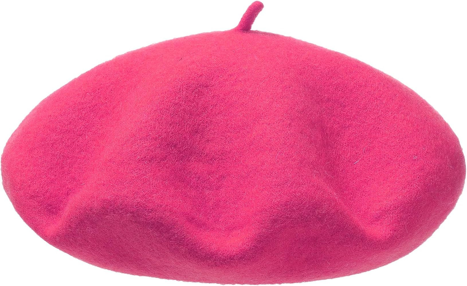 AWAYTR Wool French Beret Hats - Solid Color Artist Beret Hat for Women and Kids | Amazon (US)