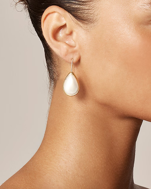 Stone teardrop earrings | J. Crew US