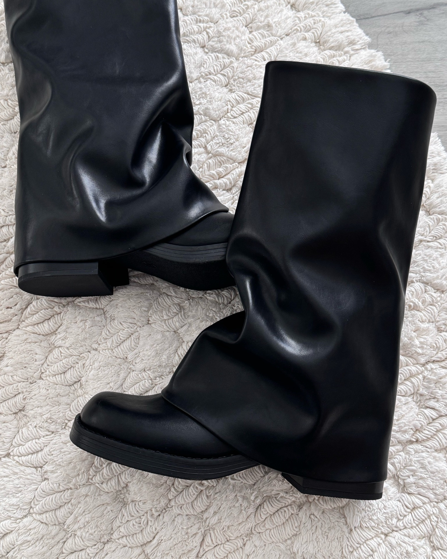 Fall Boot Season Is HERE! 

These boots are giving effortlessly chic fall energy! The sleek black finish, softly slouchy shaft, subtle pointed toe, and low stacked heel make these such an easy statement boot for the season. I love that they have that elevated designer-inspired look while still being easy enough for everyday wear.

Pair them with straight-leg or wide-leg denim, leggings and an oversized sweater, a mini skirt with tights, or even a cozy sweater dress. They’re the kind of boots that instantly make a simple fall outfit look more polished and put together.

Fall wardrobe staple + chic + versatile = YES. These are definitely going to be on repeat all season! 

#FallFashion #FallBoots #BootSeason #FallStyle #FallOutfits #BlackBoots #BootsForWomen #WomensBoots #FallWardrobe #FallStyleInspo #OutfitInspiration #EverydayStyle #CasualChic #EffortlessStyle #ElevatedEveryday #ChicStyle #StyleInspo #FashionFinds #LTKFinds #LTKFashion #LTKStyle #ShopMyLook #AffordableFashion #TrendingFashion #ViralFashion #FallTrends #CapsuleWardrobe #WardrobeStaples #MustHaveFashion

black fall boots • women’s black boots • fall boots for women • trendy fall boots • black boots outfit • stylish fall boots • everyday black boots • casual fall boots • chic black boots • women’s fall fashion • fall outfit ideas • fall wardrobe essentials • fall fashion trends • black boots with jeans • boots with dresses • boots with leggings • slouchy black boots • pointed toe boots • low heel boots • comfortable fall boots • versatile black boots • affordable fall fashion • fall shoe trends • women’s fashion finds • fall capsule wardrobe

#LTKootd #LTKOver40 #LTKvlog