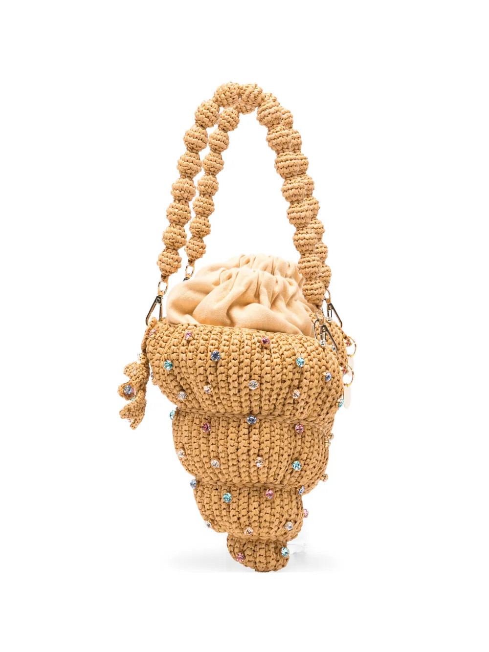 L'Alingi crystal-embellished tote bag - Neutrals | Farfetch Global