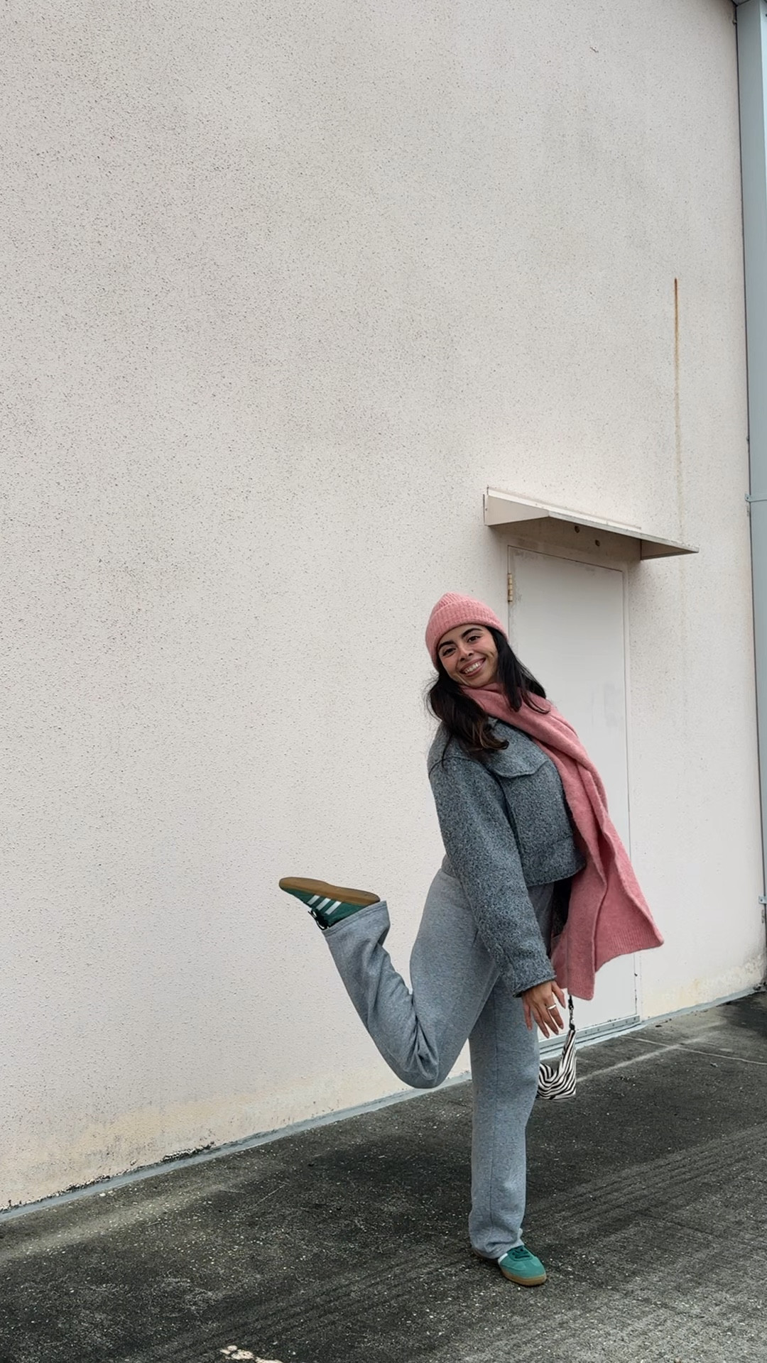 Pink scarf set
Pink winter accessories 
Girly winter outfit
Adidas samba


#LTKStyleTip #LTKWatchNow