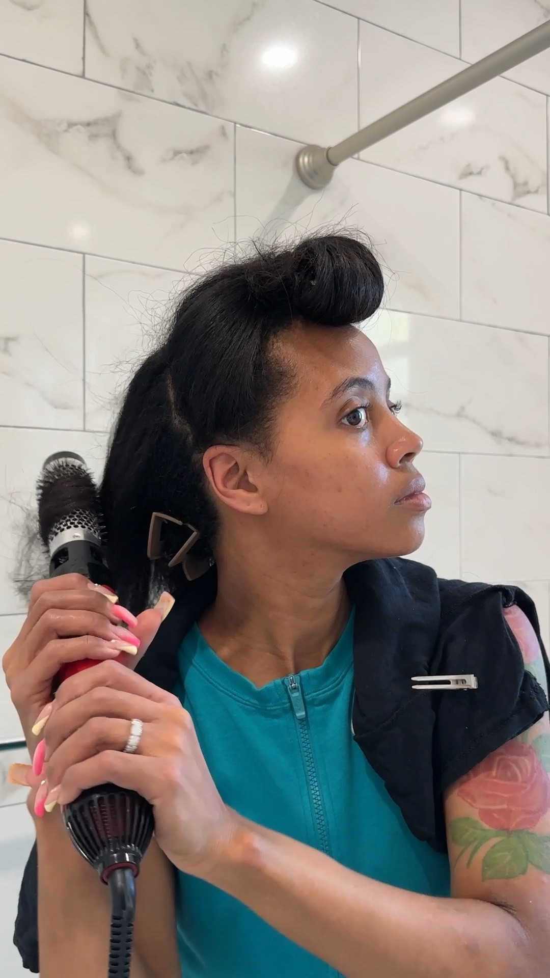 Quick silk press today